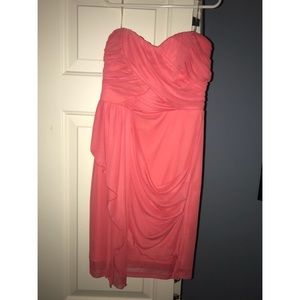 pink short formal dress